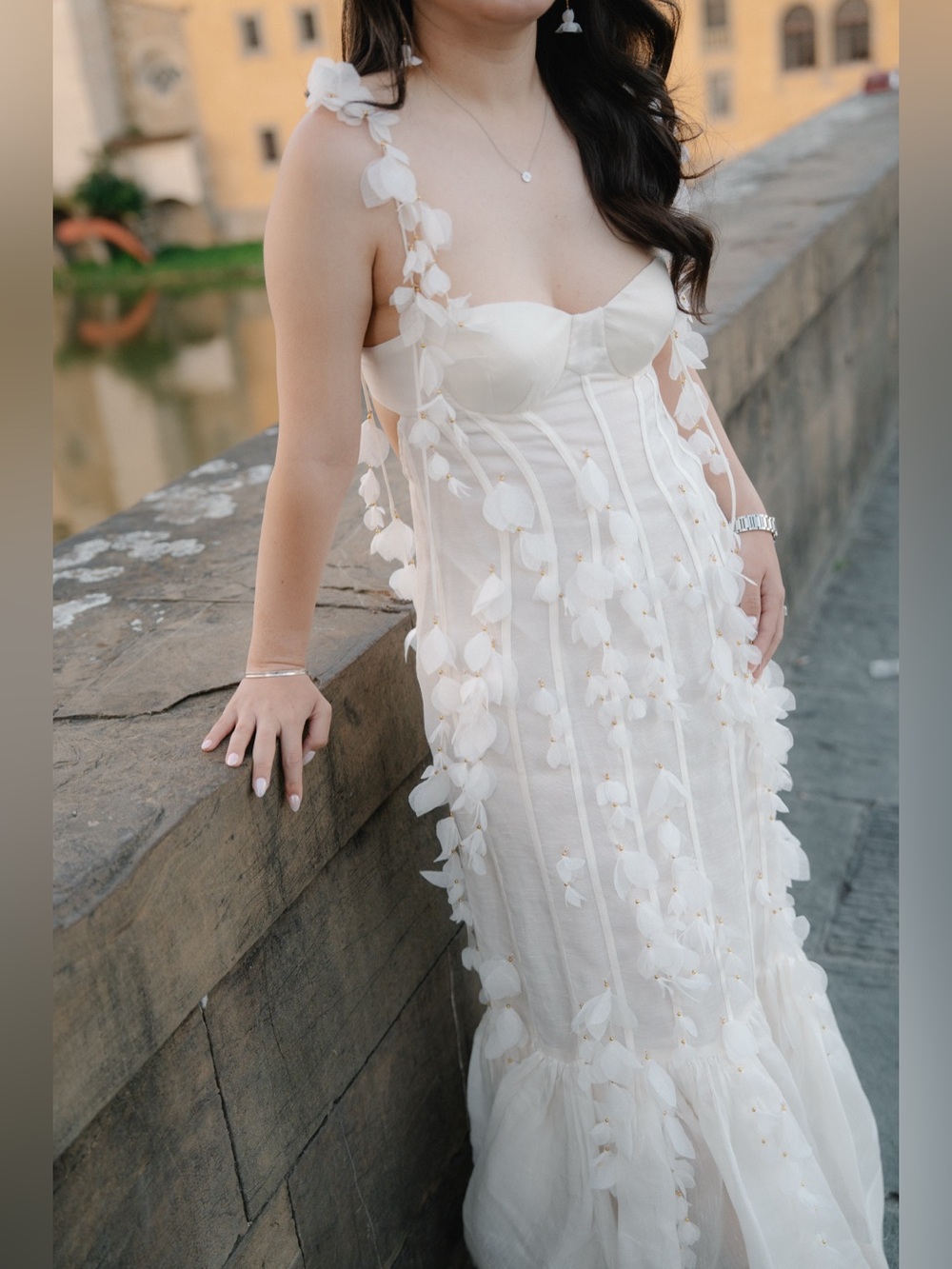 Zimmermann Petals Linen & Silk Corset Gown - Picture 5 of 5